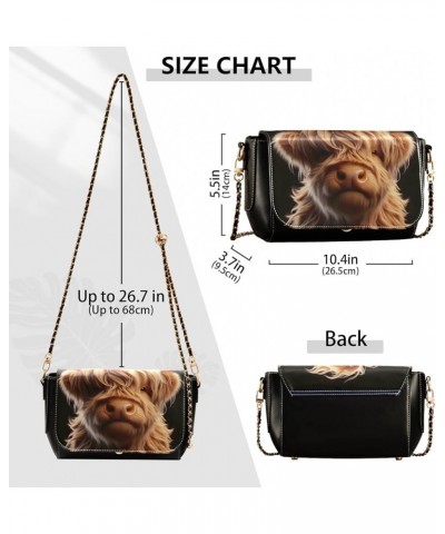 Crossbody Bags for Women Trendy Women's Black Shoulder Bag Small PU Leather Flap Cross Body Bag Handbags Pattern19 $24.59 Cro...