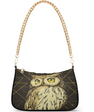 Boho Dreamcatcher HandBag with Zipper Closure for Women Hobo Shoulder Bag Cool Owl $16.49 Shoulder Bags