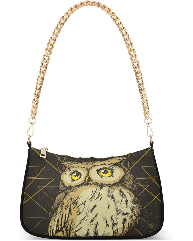 Boho Dreamcatcher HandBag with Zipper Closure for Women Hobo Shoulder Bag Cool Owl $16.49 Shoulder Bags