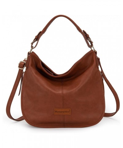 Hobo Bags for Women Shoulder Purses and Handbags Brown Mw $15.07 Totes