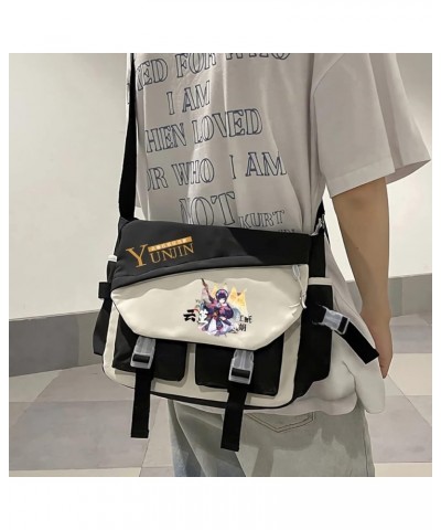 Genshin Impact Crossbody Bag Xiao Single Shoulder Bag Handbag Adult Single Shoulder Backpack Bag Mona $26.66 Backpacks