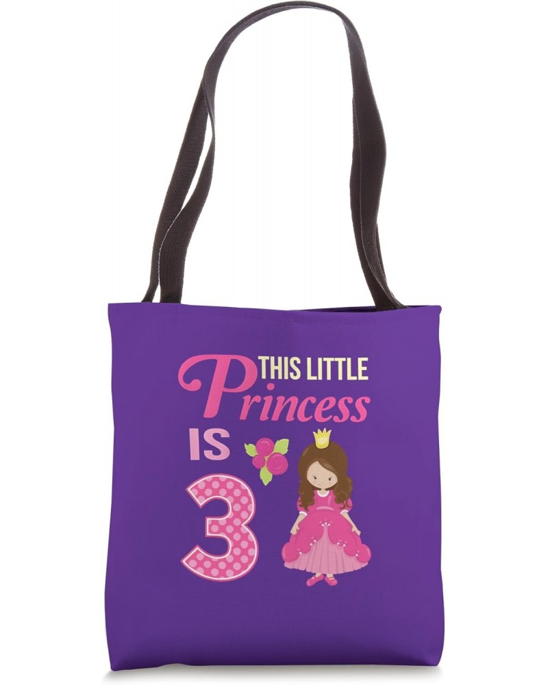 3 Year Old Daughters: This Little Princess is Three Tote Bag $14.82 Totes