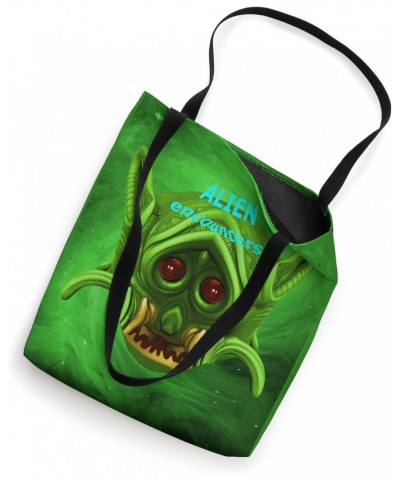 alien encounters amongst stars of the universe spooky horror Tote Bag $15.08 Totes