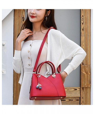 Messenger Bags Women Leather Handbags Bags for Women Ladies Hand Bag Female Hand bag Black $46.74 Shoulder Bags