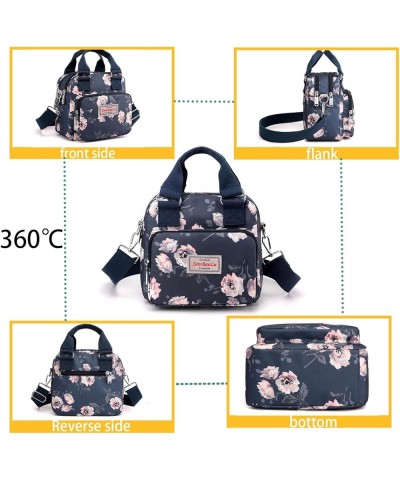 Shoulder Bag for Women Multifunctional Stylish Travel Tote Ladies CrossBody Handbags 7Pockets Mommy Travel Messenger Bag Cymb...