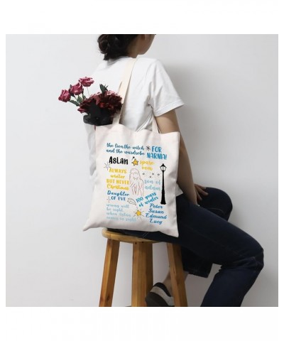 CON Tote Bag CON Inspired Gift for Bookish CON Merch Narnia Quote Tote $12.92 Totes