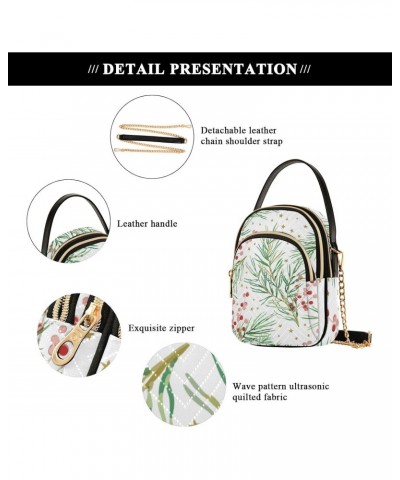 Evergreen Bough Christmas Crossbody Bags for Women Crossbody Wallet Purse Travel Purse with Chain Strap for Everyday Use $13....