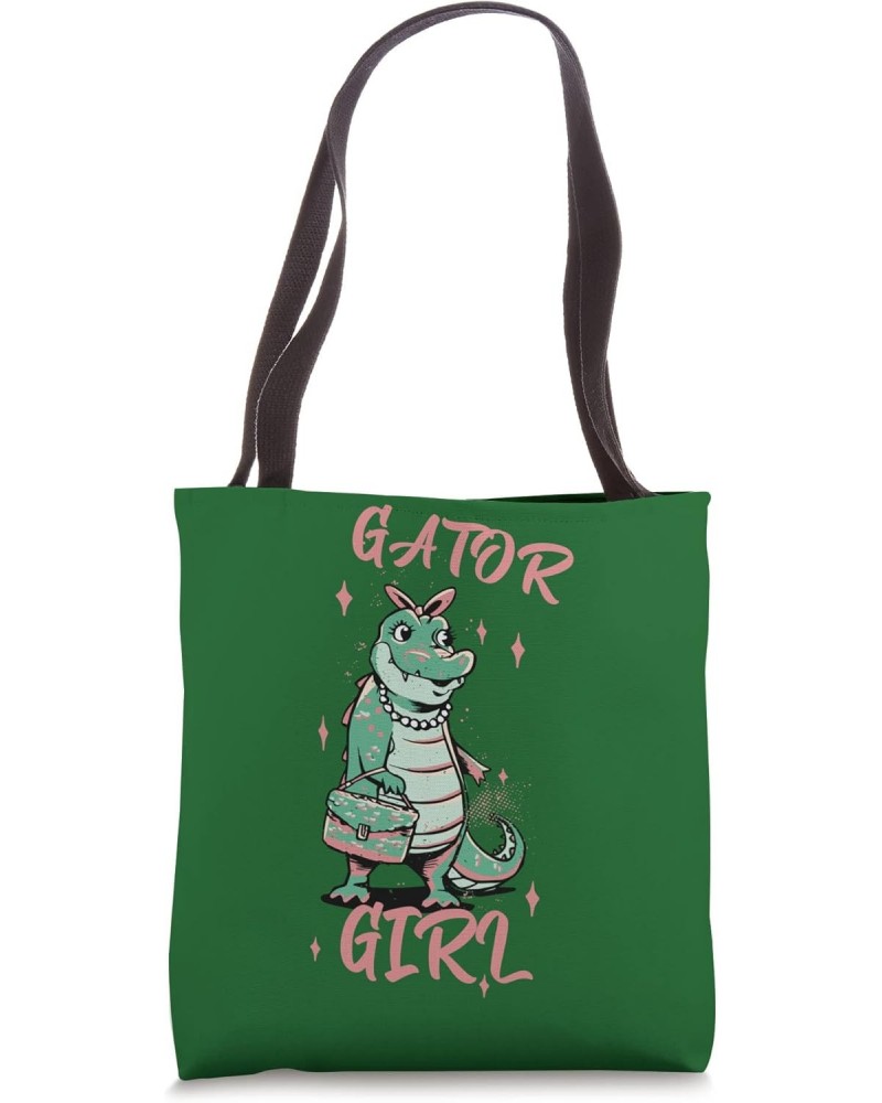 Gator Girl Girlie Alligator Crocodile For Women And Kids Tote Bag $13.79 Totes