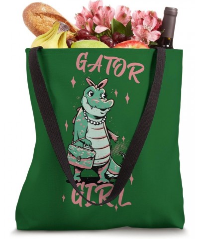 Gator Girl Girlie Alligator Crocodile For Women And Kids Tote Bag $13.79 Totes