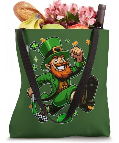 St. Patrick's Day Funny Man Playing Ice Hockey Player Lover Tote Bag $12.97 Totes