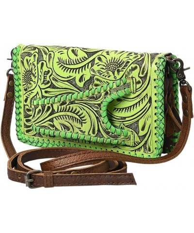 American Darling Clutch Hand Tooled Genuine Leather Women Bag Western Handbag Purse Adbg1228i $60.68 Handbags