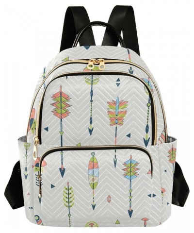 Women Backpack Tribal Arrow Anti-Theft Travel Backpack with Luggage Belt Lightweight Handbag Lady Purse Roomy Double Zipper W...