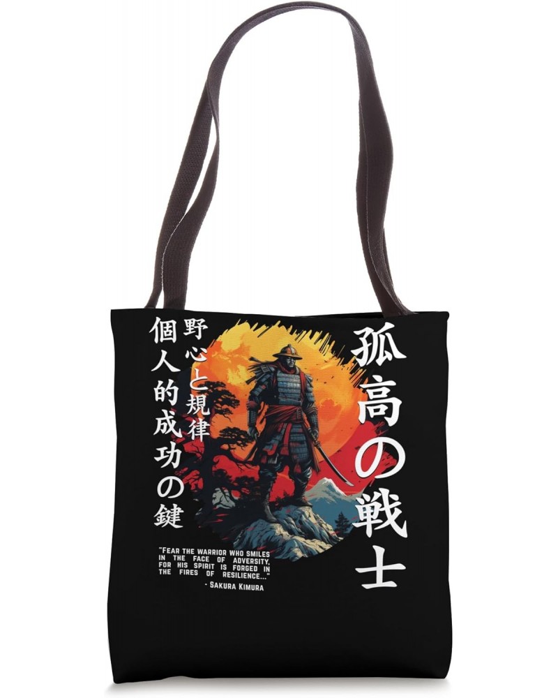 Cool Samurai Men Warrior Japanese Ninja Men Kawaii Tote Bag $16.77 Totes