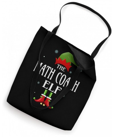 Math Coach Elf Funny Xmas Groupe Matching Pajama Christmas Tote Bag $13.34 Totes