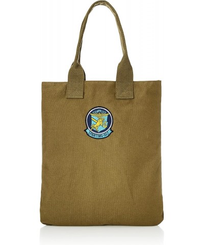 F Style Canvas Tote, Navy 32nd Combat Attack Squadron Crest Embroidery, Green $6.32 Totes