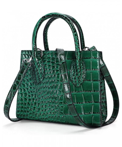 handbags for women，mini purses for women，cute small purse,small crossbody bags for women trendy Green Croc $17.48 Crossbody Bags