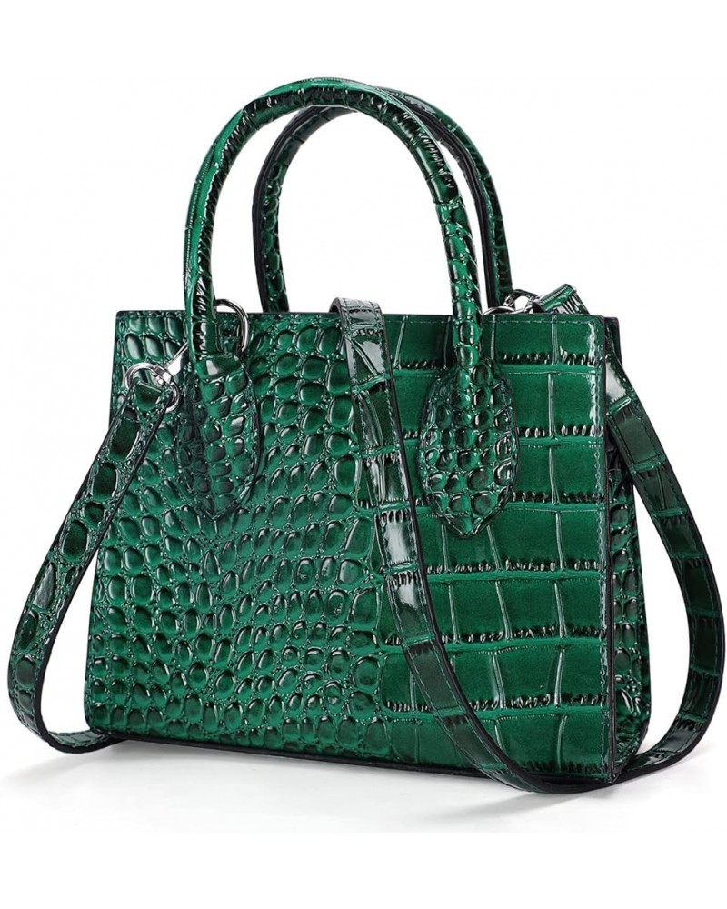 handbags for women，mini purses for women，cute small purse,small crossbody bags for women trendy Green Croc $17.48 Crossbody Bags