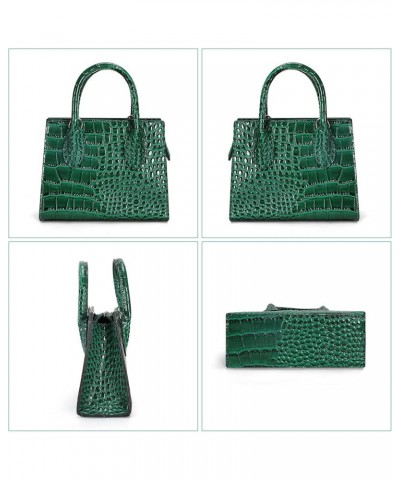 handbags for women，mini purses for women，cute small purse,small crossbody bags for women trendy Green Croc $17.48 Crossbody Bags