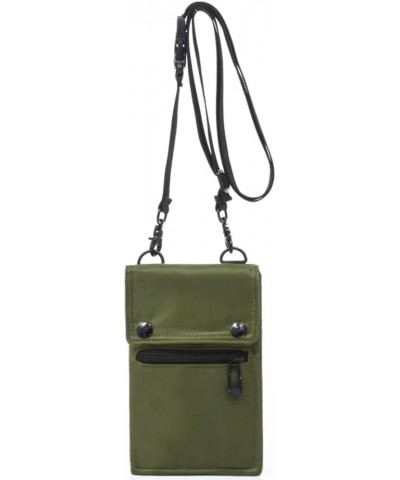 Foldable Crossbody Bags with Multiple Pockets Waterproof Nylon Purse Lightweight Mini Purse Bag for Phone Card Key Green $10....