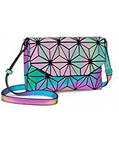 Geometric Luminous Tote Bag Holographich Purses and Handbags Flash Reflactive Crossbody Bag for Women Diagonal Package-2 $12....