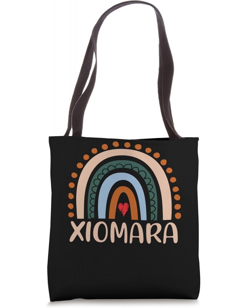 Xiomara Name Personalized Funny Women Rainbow Xiomara Tote Bag $14.21 Totes