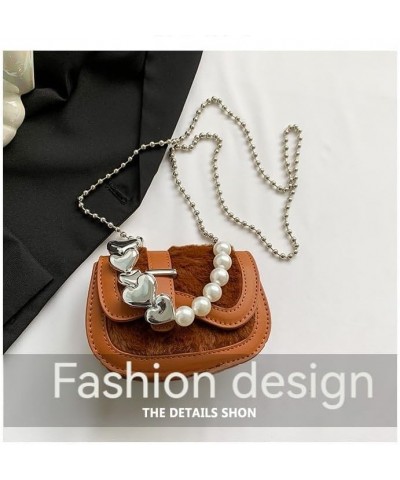 Cute Crossbody Purse for Women, Chic Shoulder Handbags Sling Purse Daily Use Crossbody Bag Aesthetic Harajuku Women Brown $18...