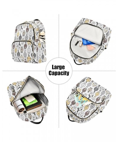 Cats Butt Backpack Purse for Women Fashion Ladies Shoulder Bags Travel Bag Back Pack Weekend Bag,S Small $13.02 Backpacks