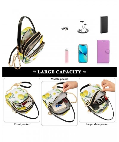 Joko lvery Lemons Cross Body Purse Crossbody Bags Shoulder Bag Chain Handbag for Women Gifts Work $10.12 Crossbody Bags