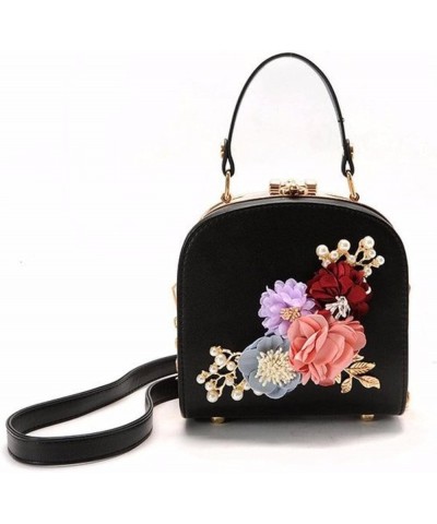 Small Flower Handbag-Evening Messenger Bag-Adjustable Shoulder Strap-Women's and Shoulder Bag Heise $40.84 Totes