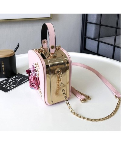 Small Flower Handbag-Evening Messenger Bag-Adjustable Shoulder Strap-Women's and Shoulder Bag Heise $40.84 Totes