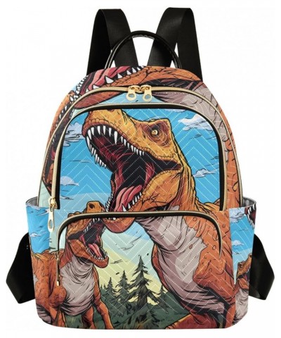 Mini Backpack Purse for Women, Cartoon Dinosaurs Travel Bag Casual Daypack Shoulder Bag Medium $14.08 Backpacks