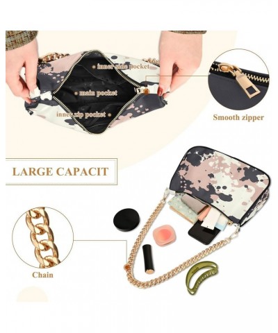 Shoulder Bags for Women, Camouflage Style Hobo Tote Handbag, Retro Chain Bag Purse with Zipper Color08 $17.39 Shoulder Bags