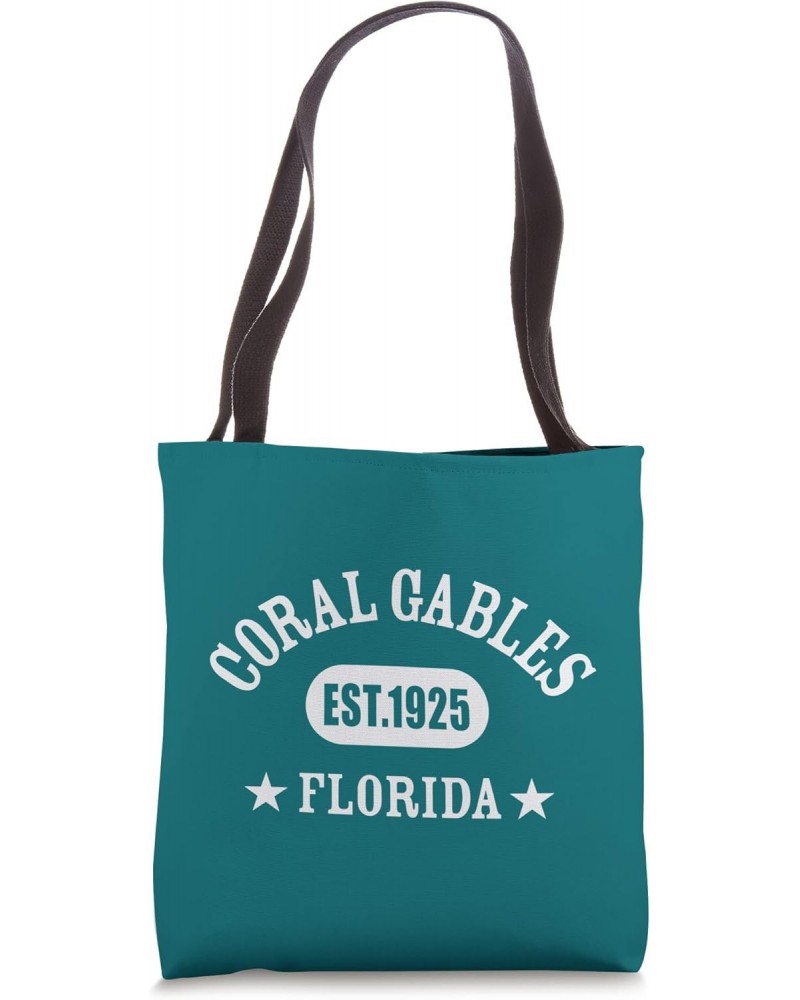 CORAL GABLES FL Classic Athletic Design Tote Bag $13.78 Totes