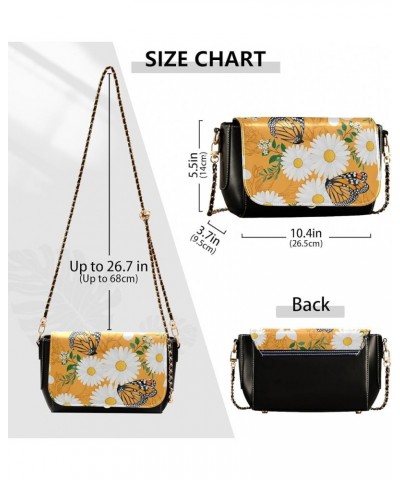 Crossbody Bags for Women Trendy Women's Black Shoulder Bag Small PU Leather Flap Cross Body Bag Handbags Pattern17 $20.08 Cro...