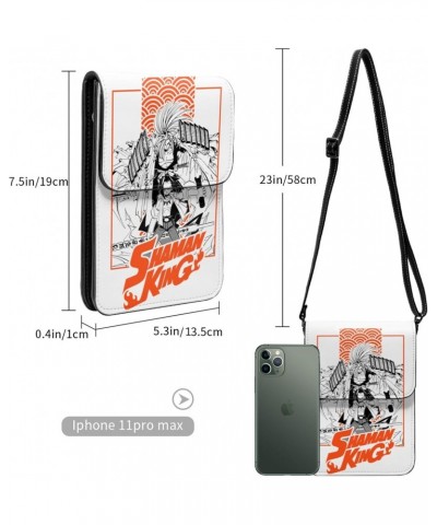 Anime Shaman King Small Cell Phone Purse Woman'S Fashion Small Mini Shoulder Bag Crossbody Bags 7.5x5.3 Inches $19.11 Crossbo...