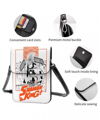 Anime Shaman King Small Cell Phone Purse Woman'S Fashion Small Mini Shoulder Bag Crossbody Bags 7.5x5.3 Inches $19.11 Crossbo...