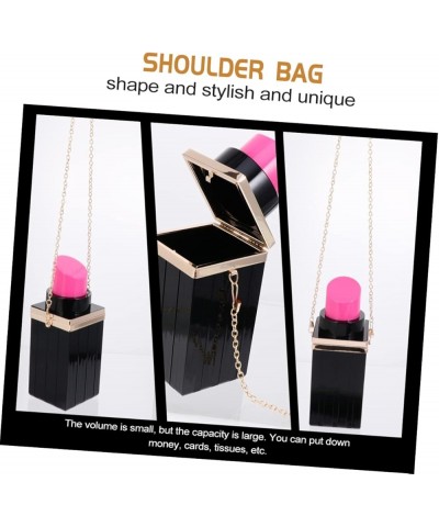 3 pcs Clutch Banquet Girls Women Bag Bags Crossbody Female Small Chain Elegant Lipstick Handbag for Acrylic Womens Shape Purs...