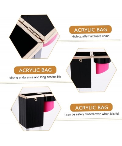 3 pcs Clutch Banquet Girls Women Bag Bags Crossbody Female Small Chain Elegant Lipstick Handbag for Acrylic Womens Shape Purs...