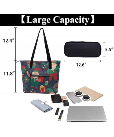 Large Capacity Work Tote Bags Leather Big Purses And Handbags Big Commuter Bag Color531 $12.89 Totes