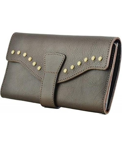 100% Genuine Leather Ladies Wallet (TAN) DARK BROWN $12.90 Wallets