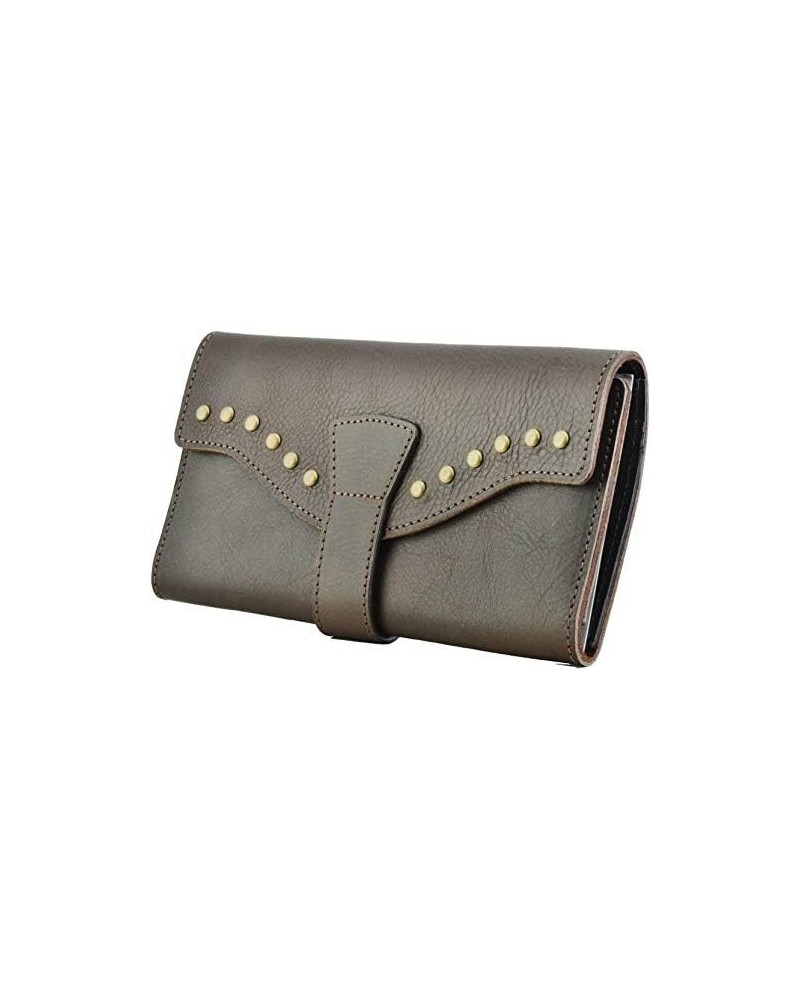 100% Genuine Leather Ladies Wallet (TAN) DARK BROWN $12.90 Wallets