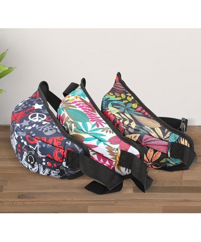 Waist bag outdoor sports crossbody bag multifunctional chest bag nylon shoulder waist bag One size Xingxingtuan $18.26 Totes