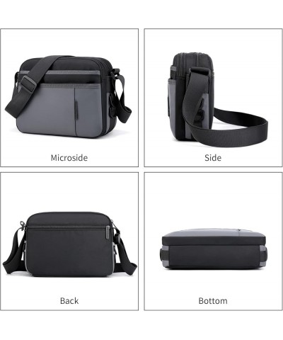 Messenger Bag for Men Casual Satchel Bags Water Resistant Crossbody Bag Travel Shoulder Bag Nylon Man Purse (Black) Black $16...