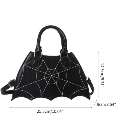 Fashion Bat Shape Shoulder Bag Simple Leathers Commuters Tote Bag Handbag Unique Crossbody Bags Purse Messenger Bag Red $9.69...