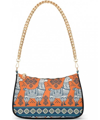 Indian Tribal Ornament Shoulder Bag for Women Small Purse Fashion Chain Purse Sling Bag with Chain Strap for Wife Women $17.9...