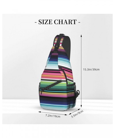 Fashion Chest Sling Bag For Women Men Adjustable Strap Crossbody Shoulder Backpack Hiking Travel Gym Unisex Daypack Colorfull...